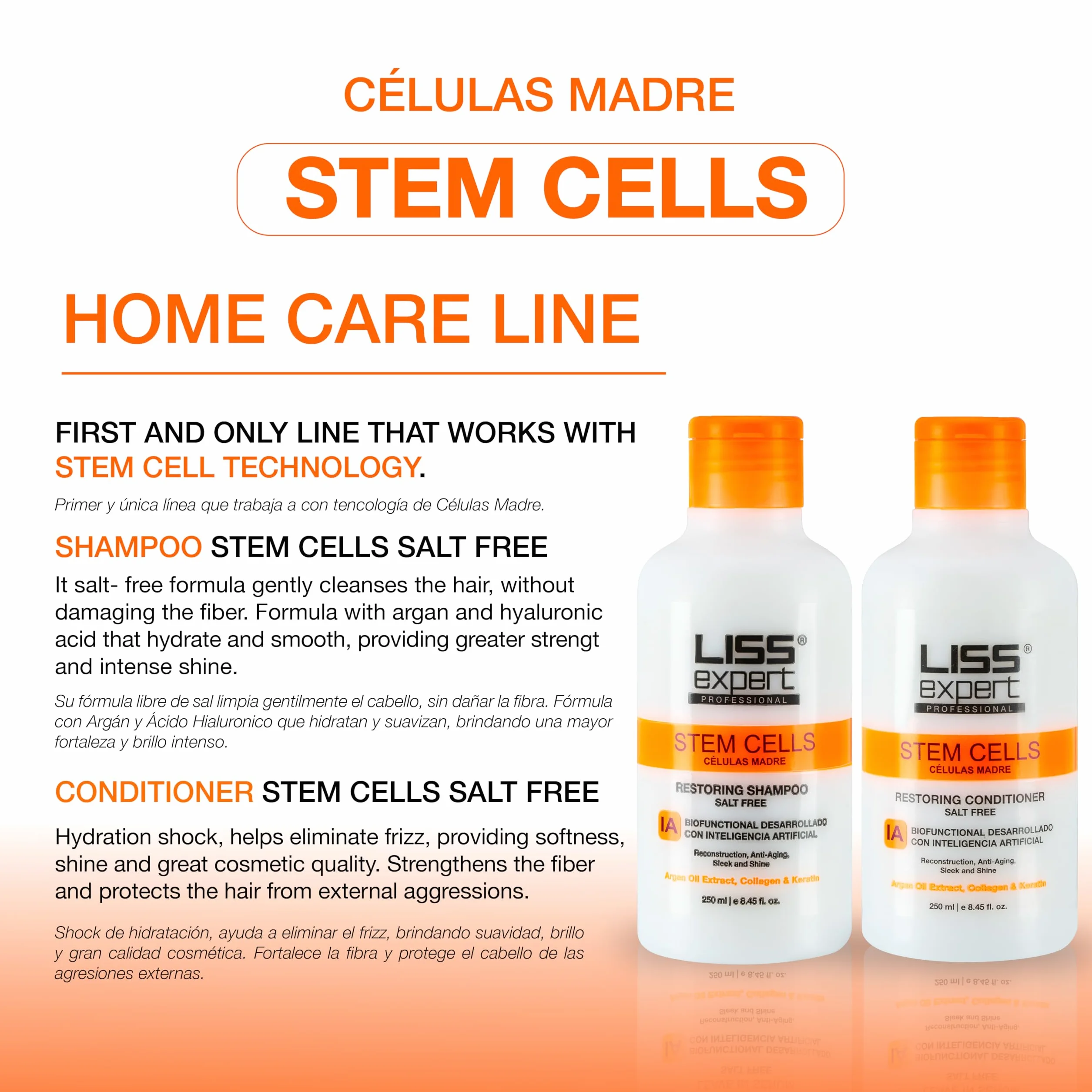 Liss Expert Professional Sistema Restauración Capilar Kit Completo