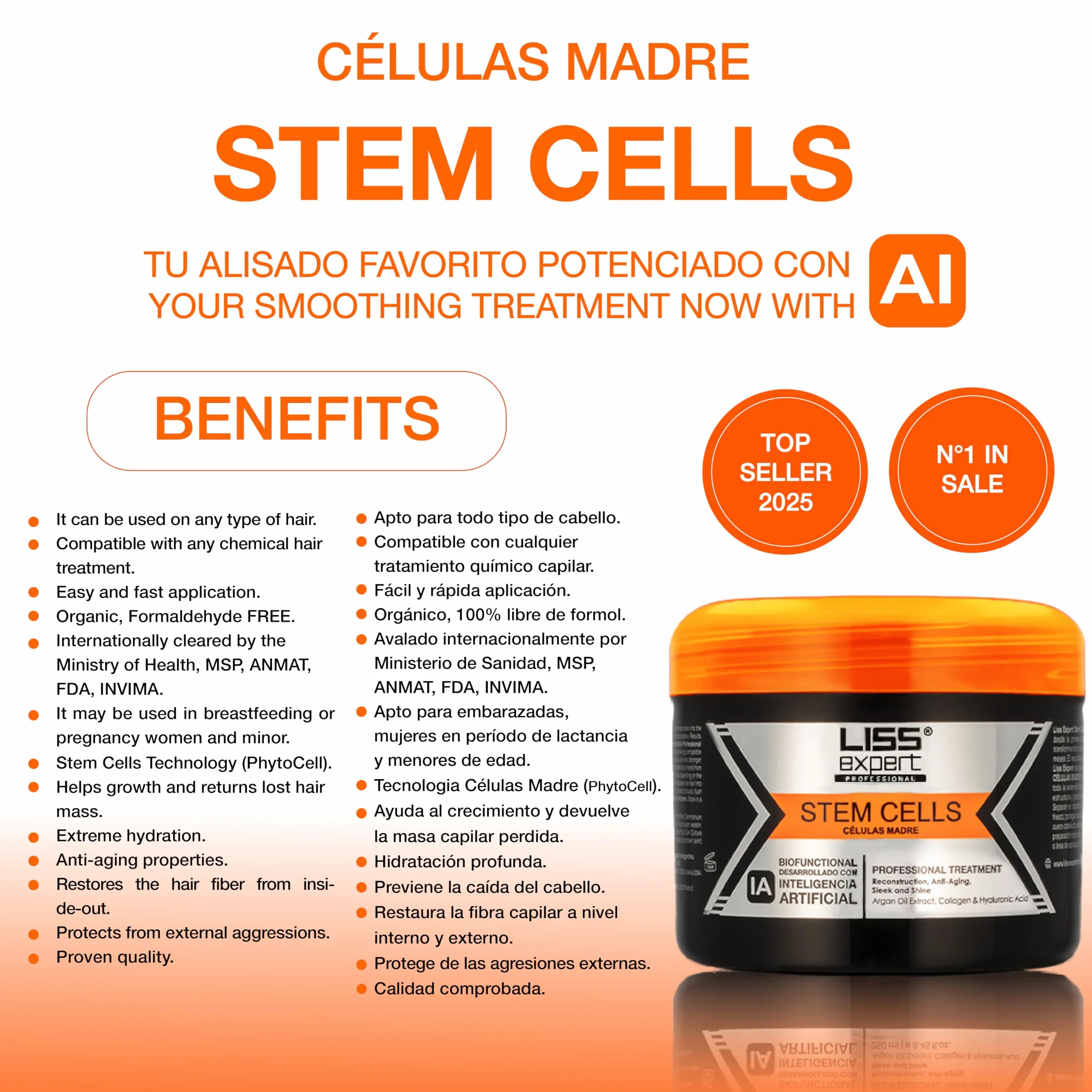 Liss Expert Professional Sistema Restauración Capilar Kit Completo