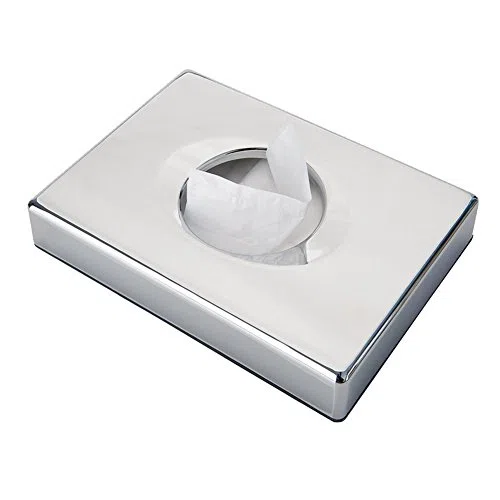 García de Pou 218.18 Dispenser Bolsas Higiénicas, 13.5 x 10 x 2.6 cm, 36 unidades, Plateado