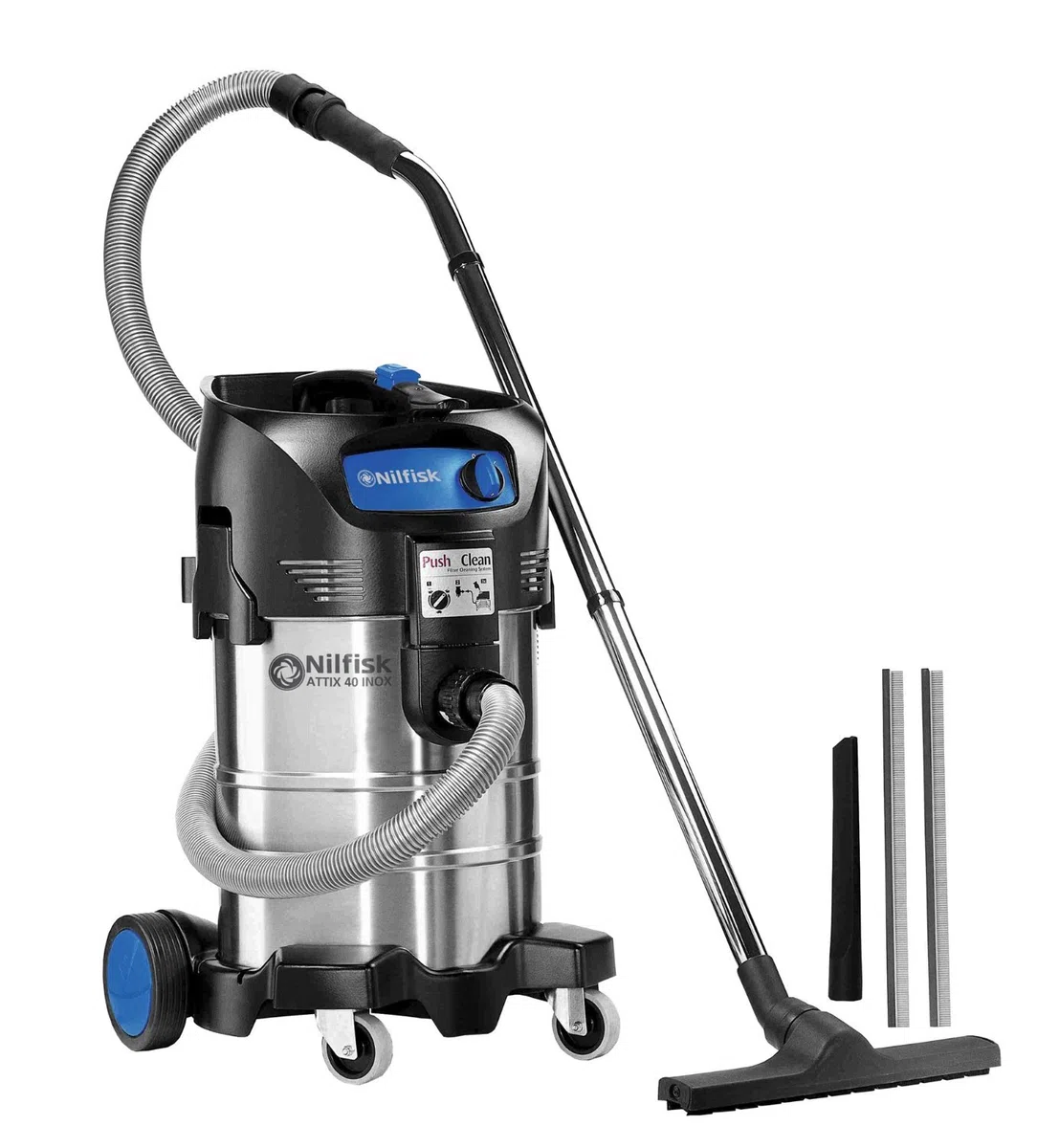 Nilfisk ATTIX 40 01 PC Inox Aspiradora Azul