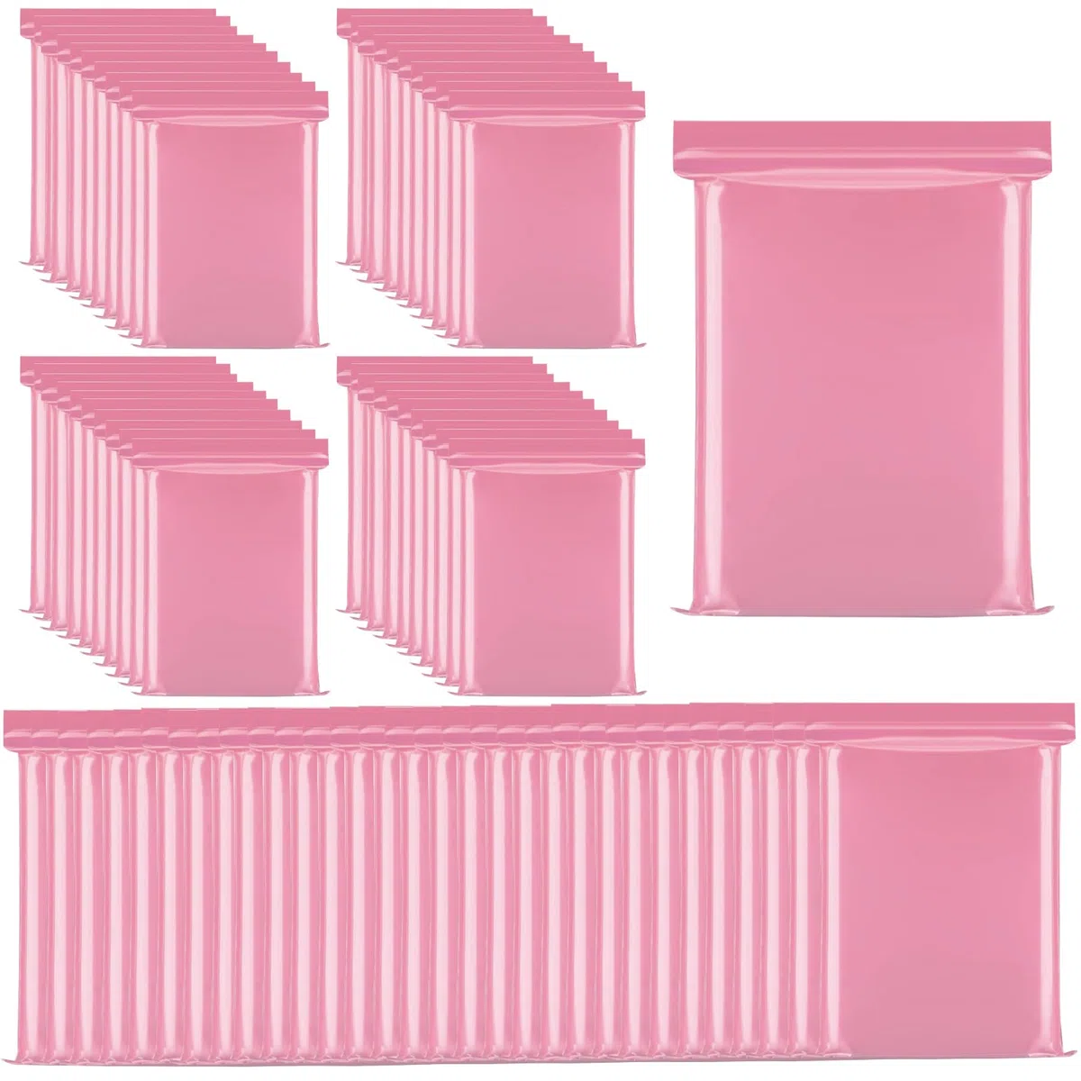 200 bolsas higiénicas para compresas sanitarias, 15 x 10 cm, bolsas de eliminación de tampo, bolsas higiénicas femeninas (rosa)