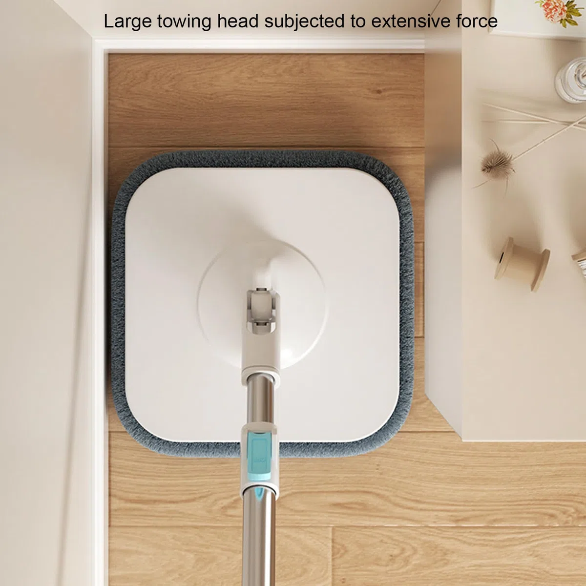 Juego de Fregona de Suelos y Cubo Utensilios De Limpieza del Hogar para | Juego De Fregona Y Cubo Para Limpieza De Suelos Para Salón Comedor Cocina Baño Y Estudio De Madera