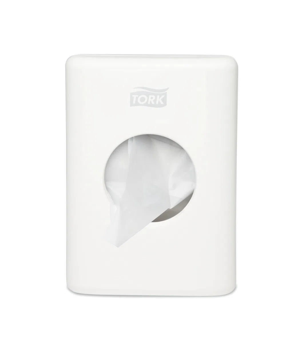 SCA Tork 566000 - Dispensador de bolsas higiénicas (8 unidades), color blanco