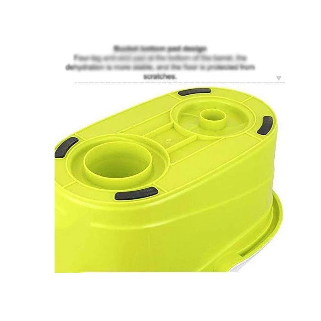 fregona giratoria, Fregona con Sistema de Cubo Giratorio 360 Grados 2 Cabezales Microfibra y Mango Ajustable for el hogar