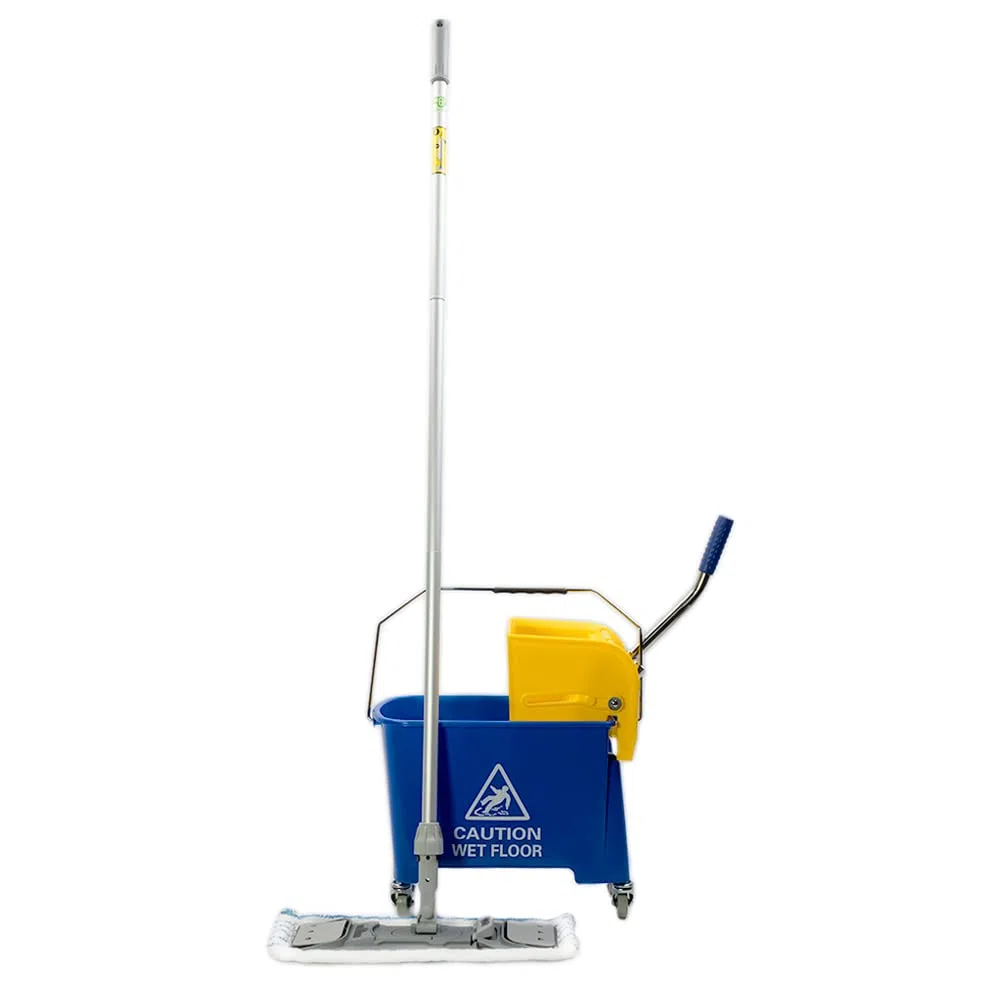 UNGER Juego de Limpieza de Suelos 79078 Cubo Doble 15 L Cabezal Microfibra