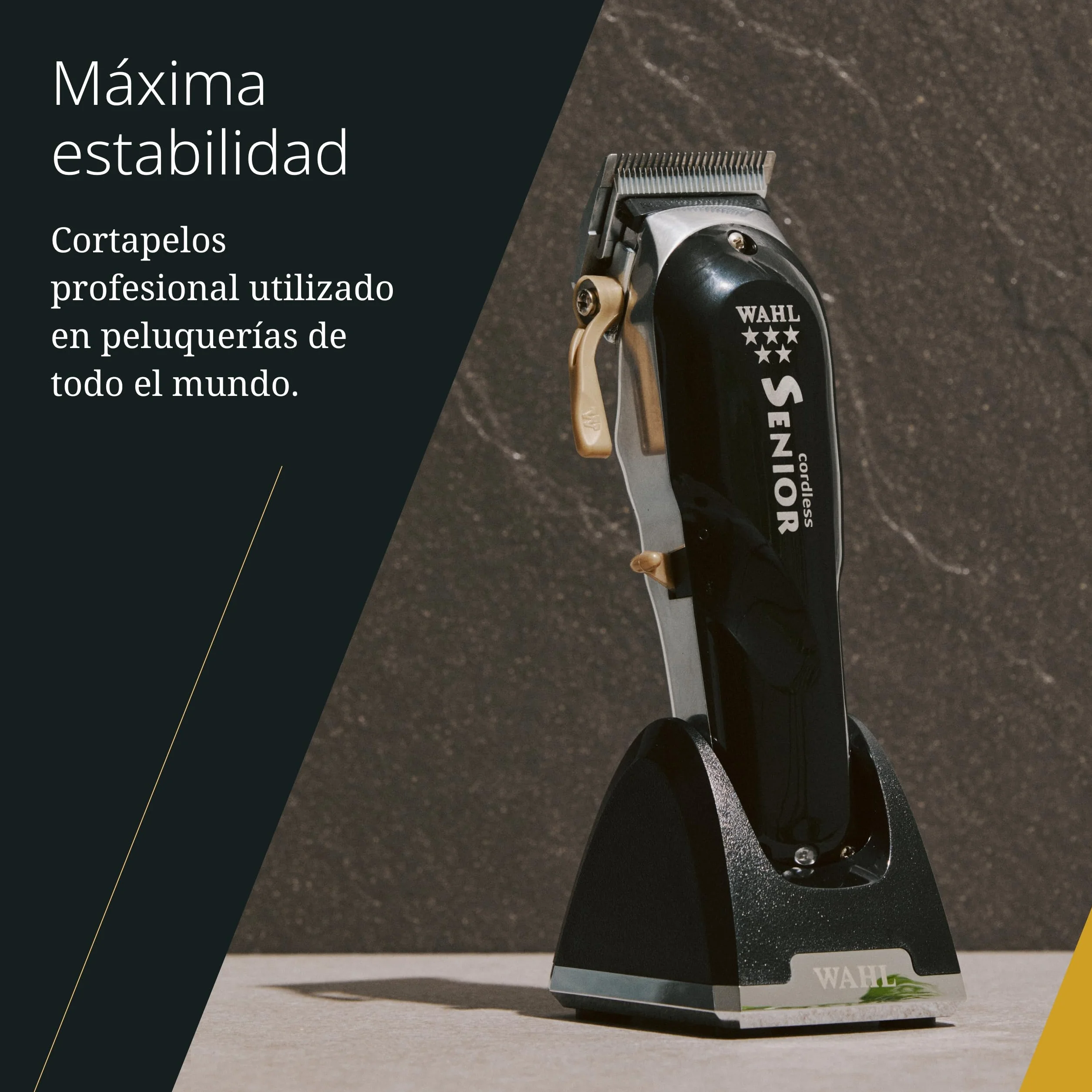 Wahl Cordless Senior Cortapelos Profesional Inalámbrico con Cable Máquina de Cortar Pelo Potente Rápida Corte de Precisión