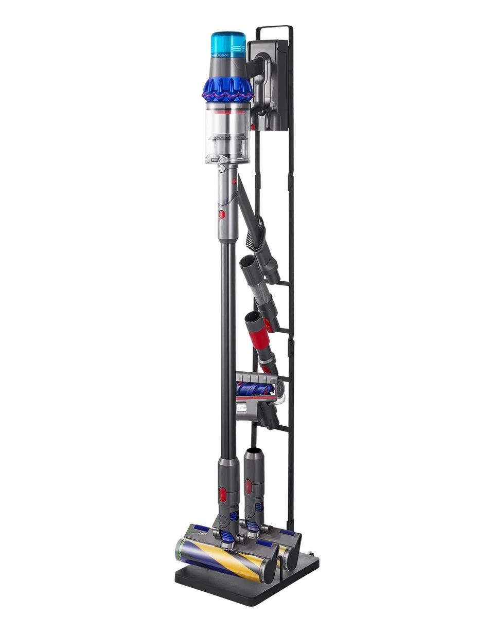 VEVOR Soporte de Aspiradora 1270 mm Compatible con Dyson V6 V7 V8 V10 V11 V15 Soporte Estable para Aspiradora con Ruedas para Aspiradoras Verticales Dyson DC30 DC31 DC34 DC35 DC58 DC59 DC62 D74