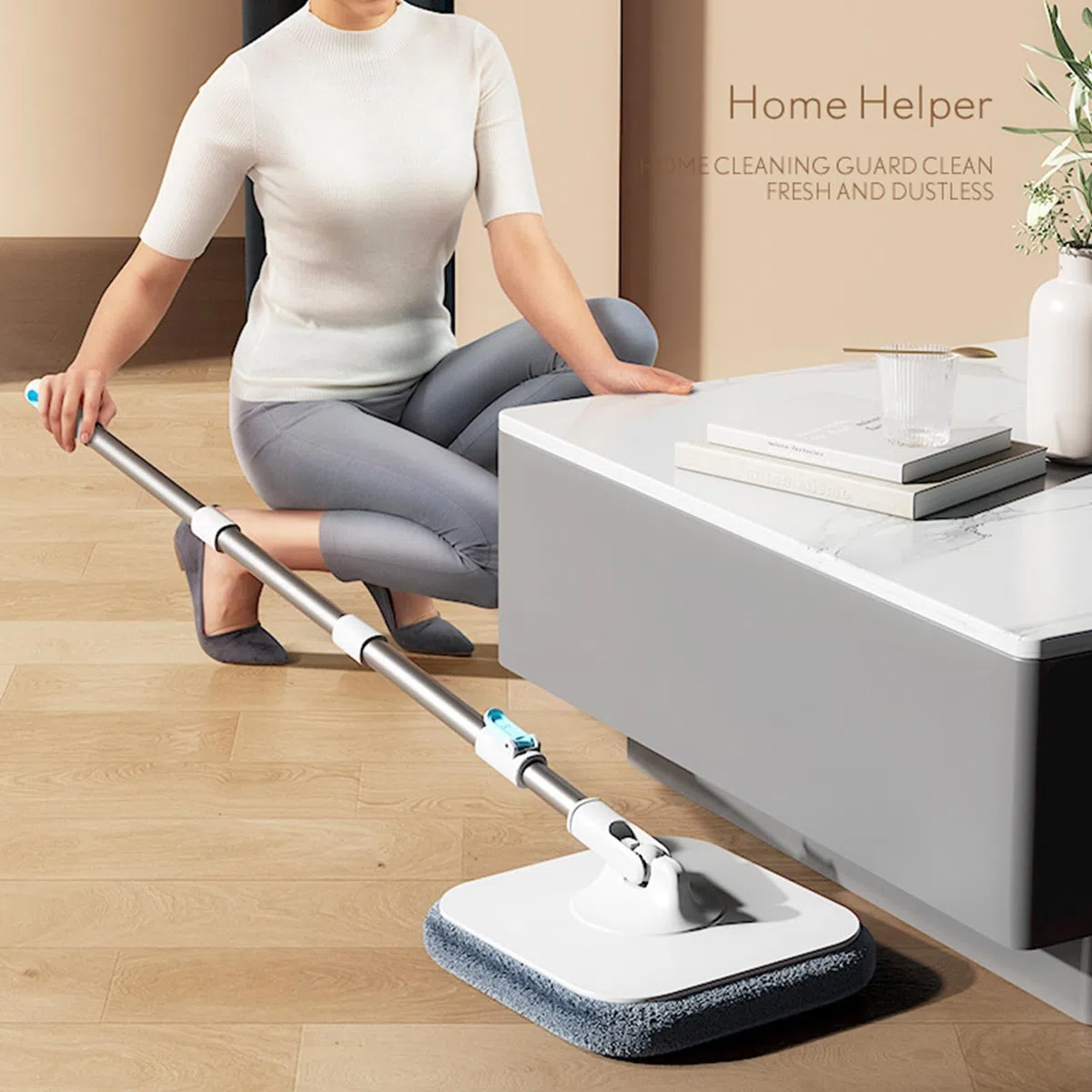 Juego de Fregona de Suelos y Cubo Utensilios De Limpieza Del Hogar Para | Juego De Fregona Y Cubo Para Limpieza De Suelos Para Dormitorio, Comedor, Cocina, Baño, Estudio Y Para Suelos De