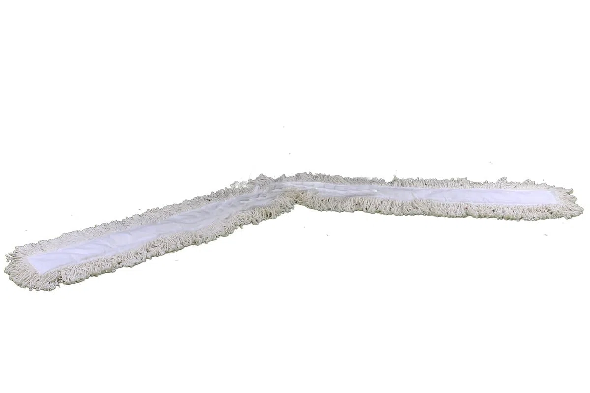 Funda de Repuesto para Fregona de Tijera, 2 x 1 m, Algodón | Recambio de mopa industrial para parqué, laminado y azulejos. Mezcla de poliéster con superficie total de 1,90 m.
